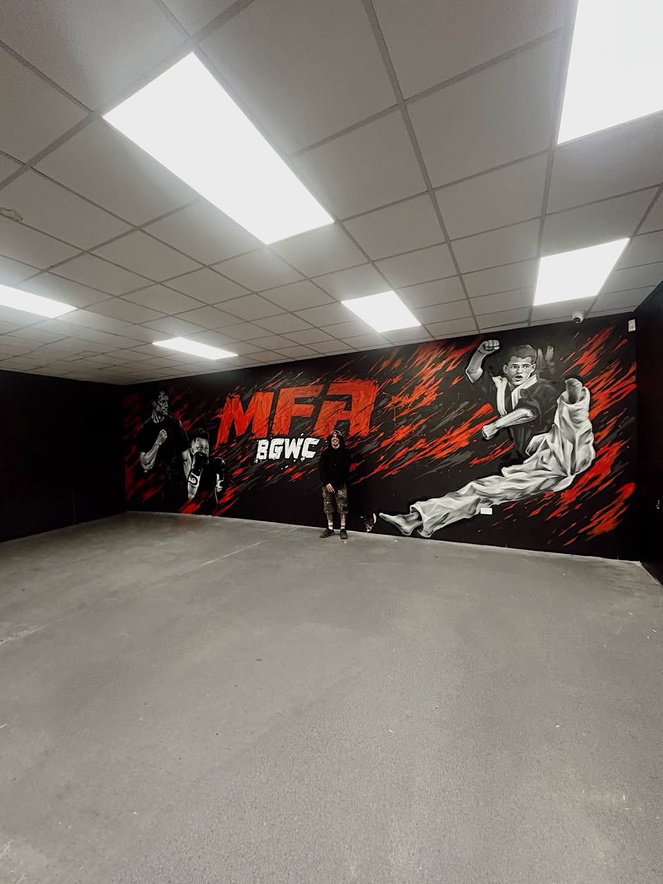 Inside Billy’s Gym & Wellness Centre in Maesteg